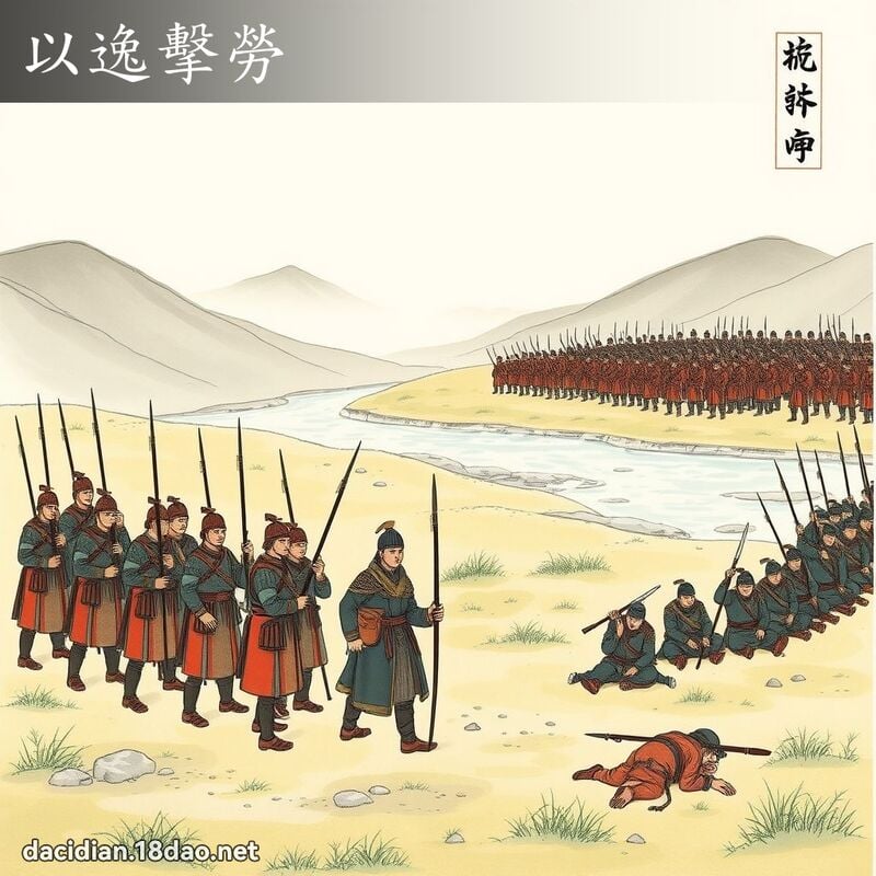 以逸击劳 配图