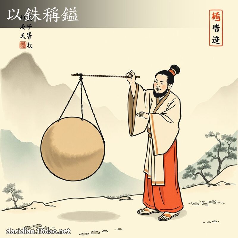 以銖称鎰 配图