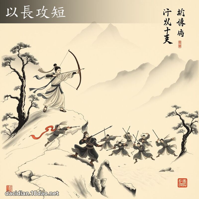 以长攻短 配图
