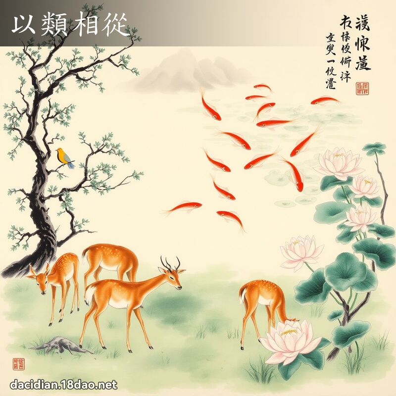 以类相从 配图
