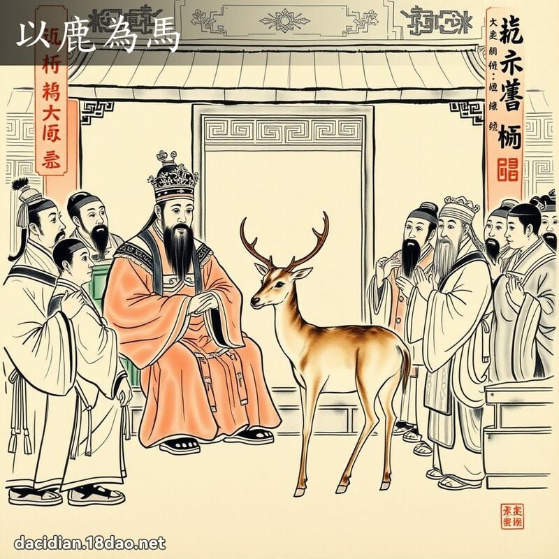 以鹿为马 配图