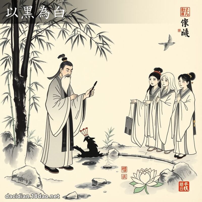 以黑为白 配图