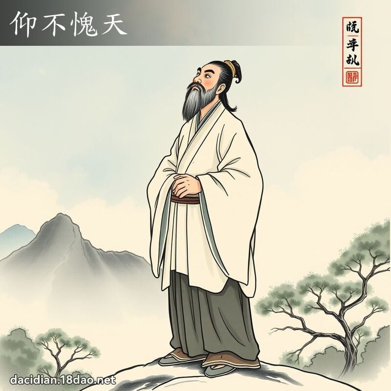 仰不愧天 配图