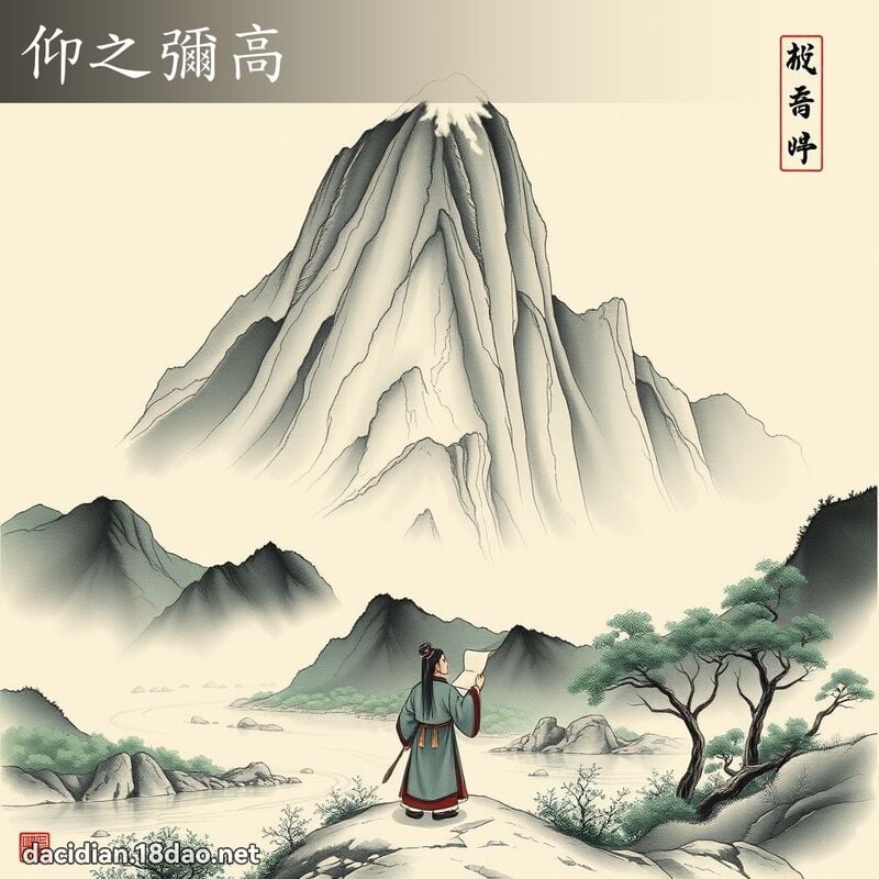 仰之弥高 配图