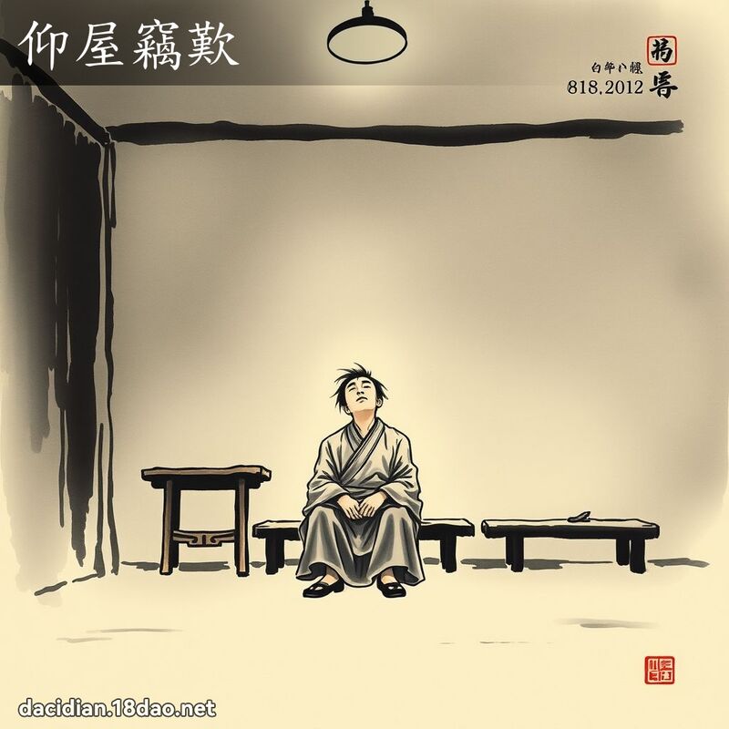 仰屋窃叹 配图