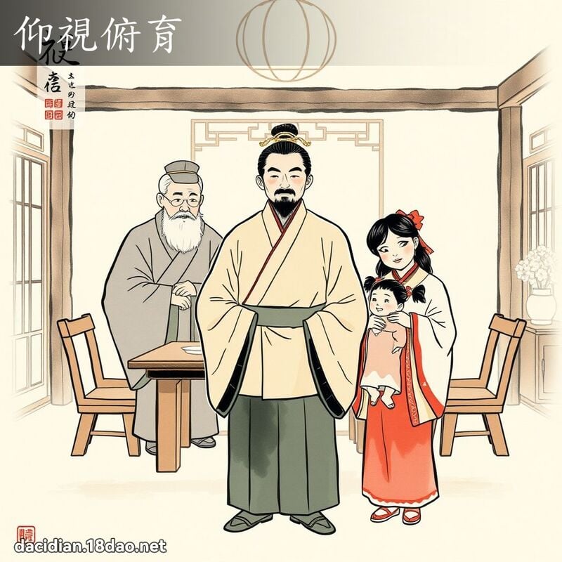 仰视俯育 配图