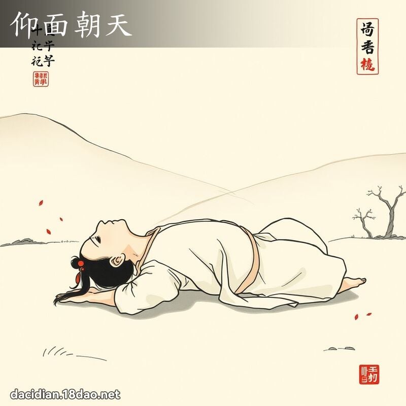仰面朝天 配图