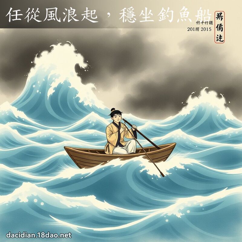 任从风浪起,稳坐钓鱼船 配图