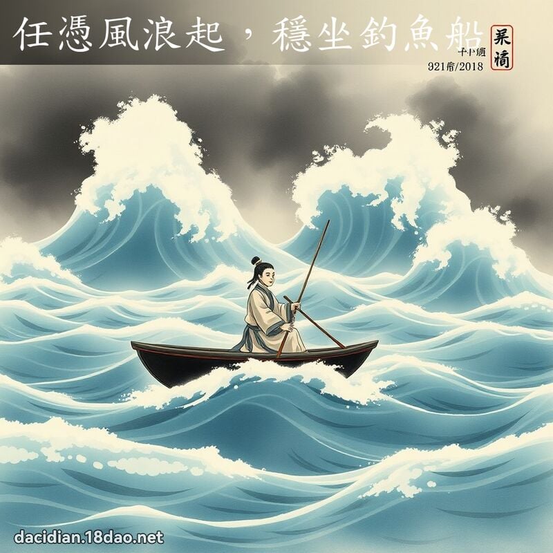 任憑風浪起,穩坐釣魚船 配图