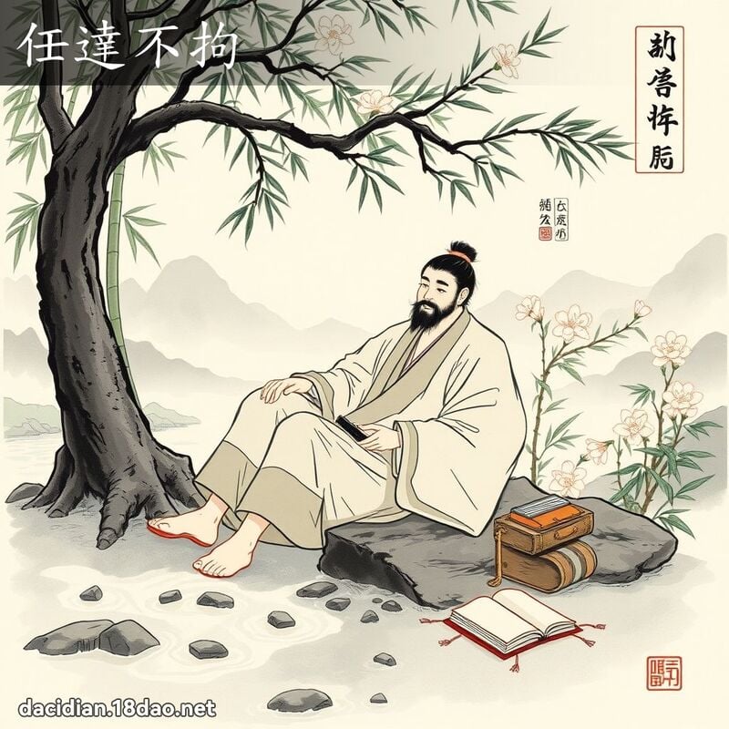 任達不拘 配图