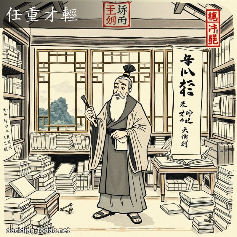 任重才輕 配图