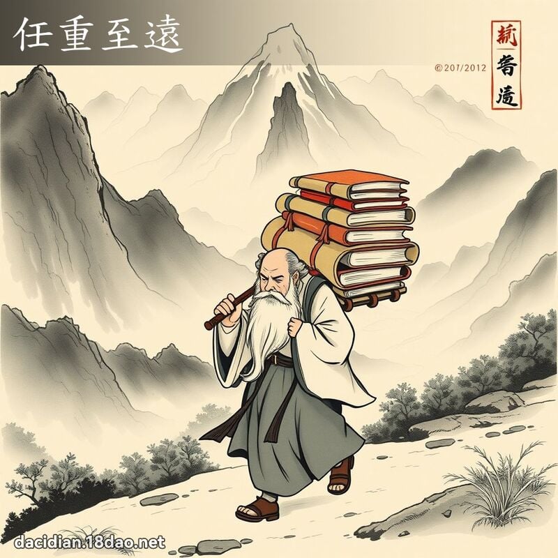 任重至遠 配图