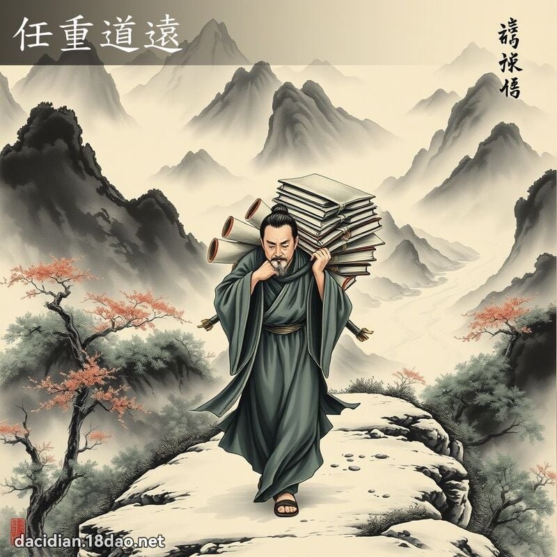 任重道遠 配图