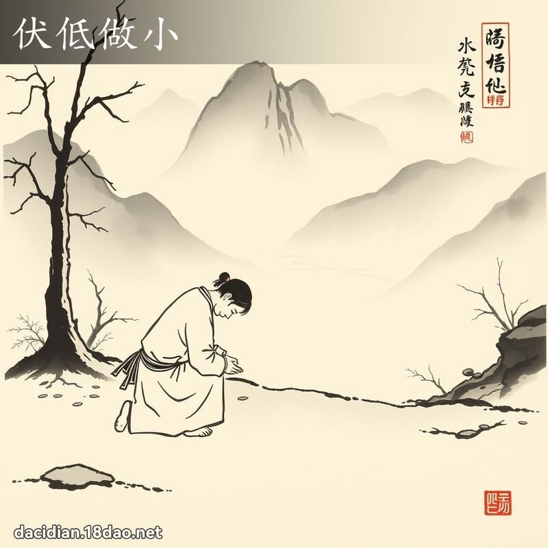 伏低做小 配图