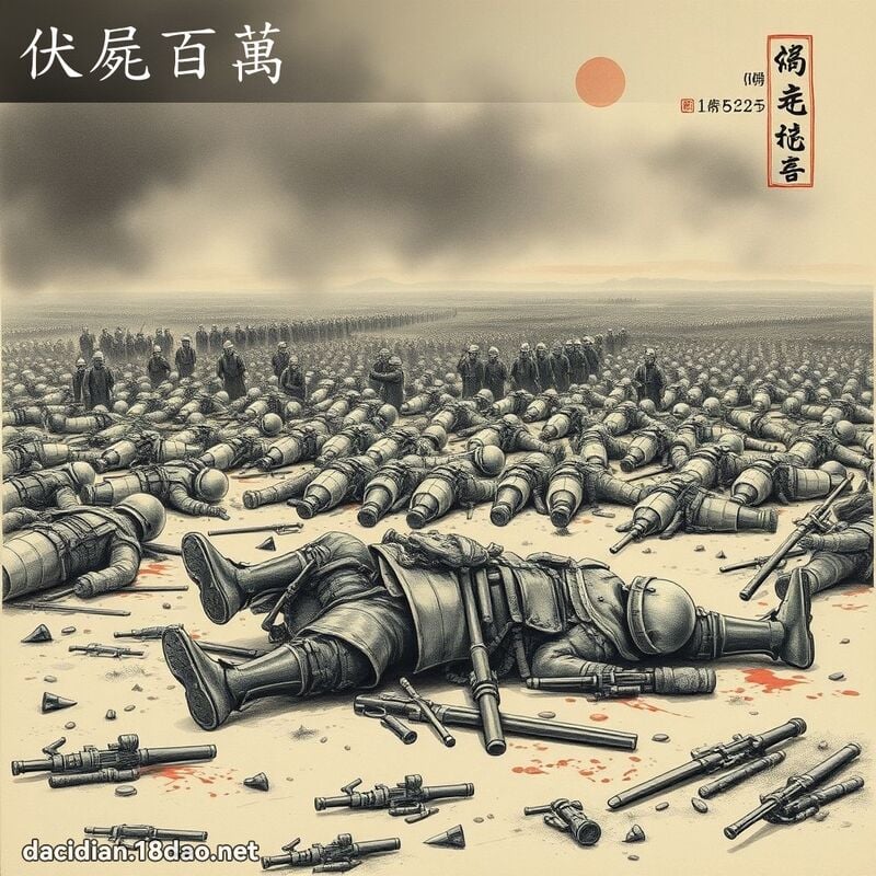 伏屍百萬 配图