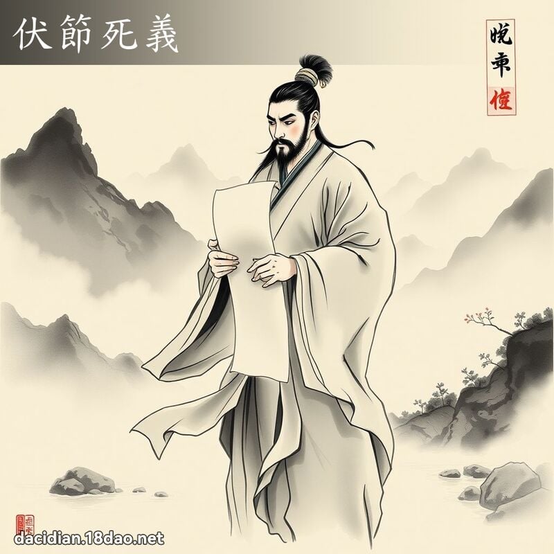 伏節死義 配图