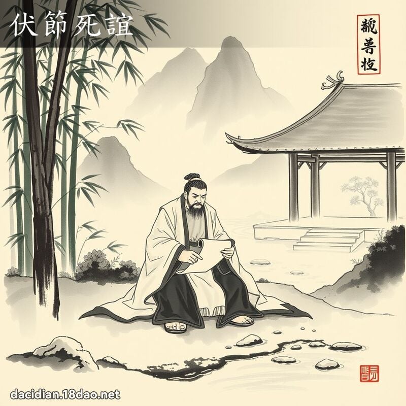 伏節死誼 配图