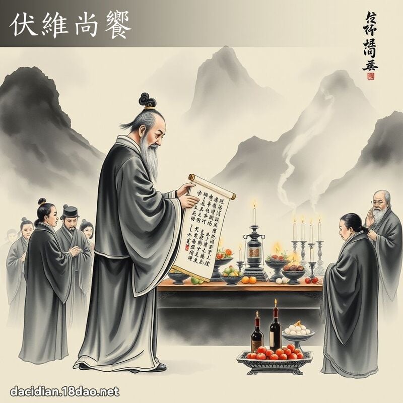 伏維尚饗 配图