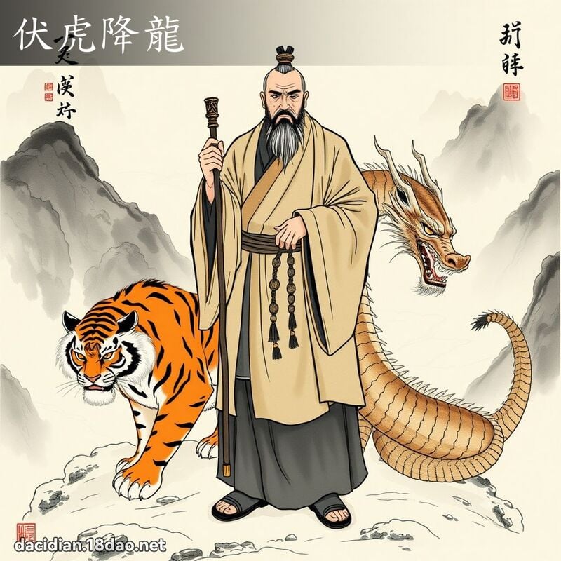 伏虎降龍 配图