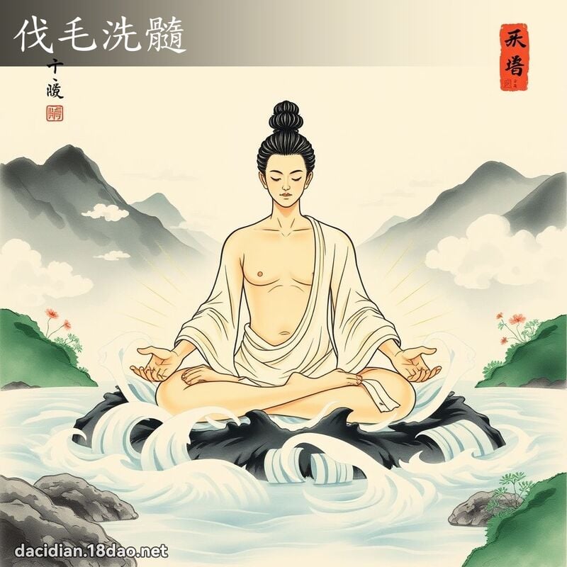 伐毛洗髓 配图