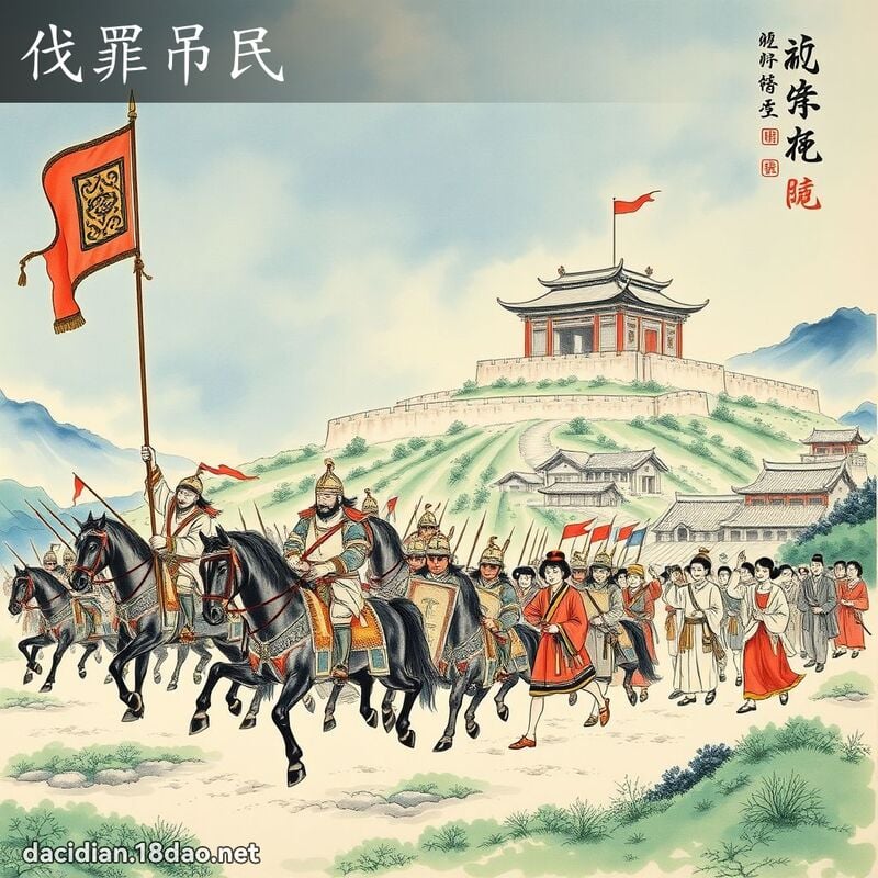 伐罪吊民 配图