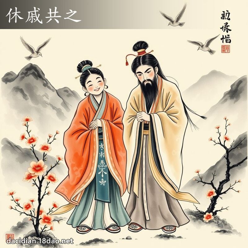 休戚共之 配图