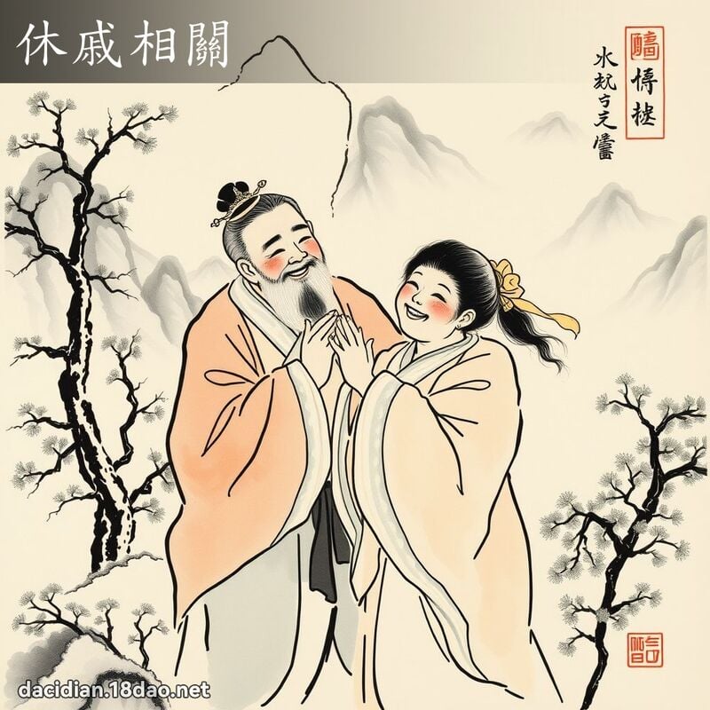 休戚相關 配图