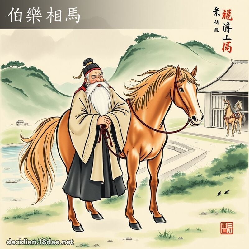 伯樂相馬 配图