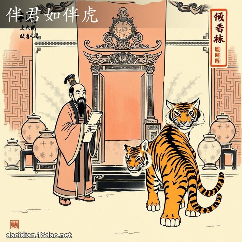 伴君如伴虎 配图