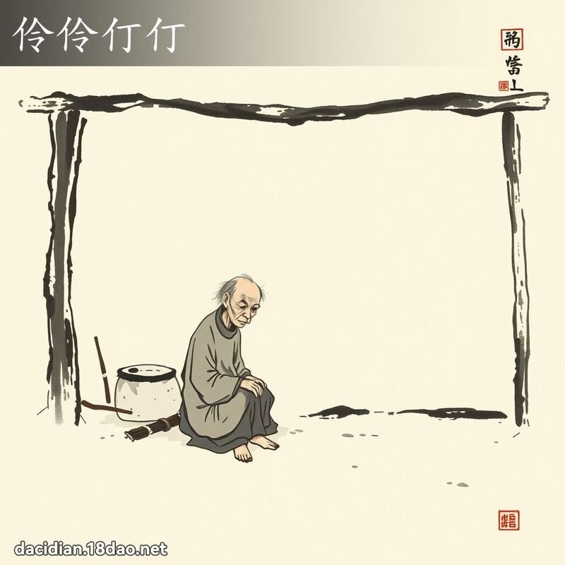 伶伶仃仃 配图