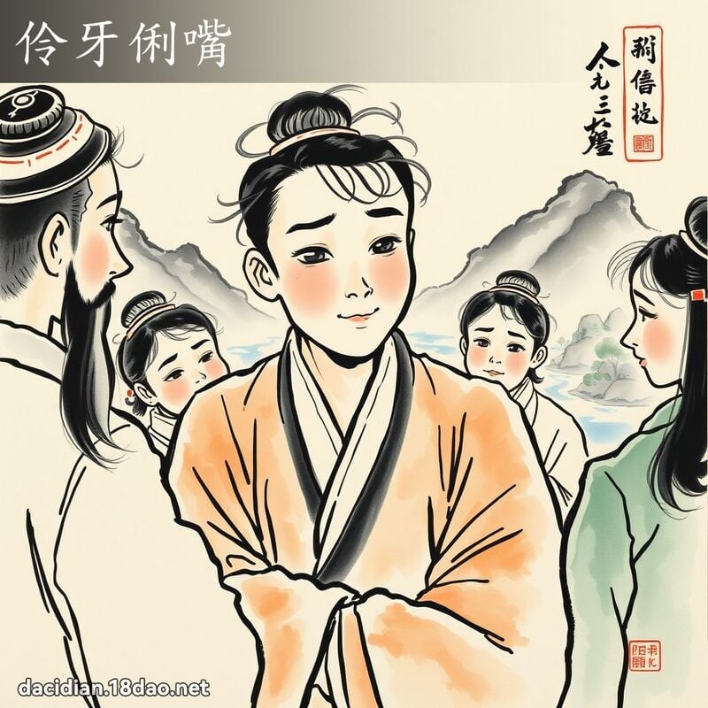 伶牙俐嘴 配图
