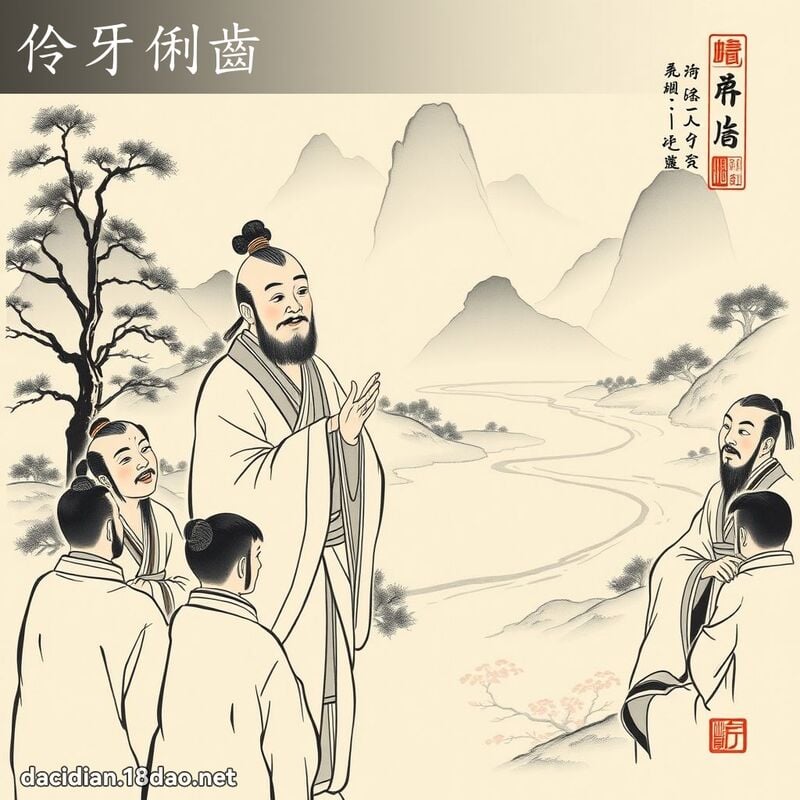 伶牙俐齒 配图