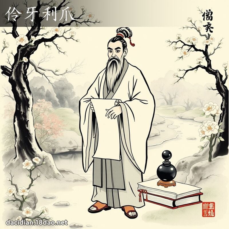 伶牙利爪 配图