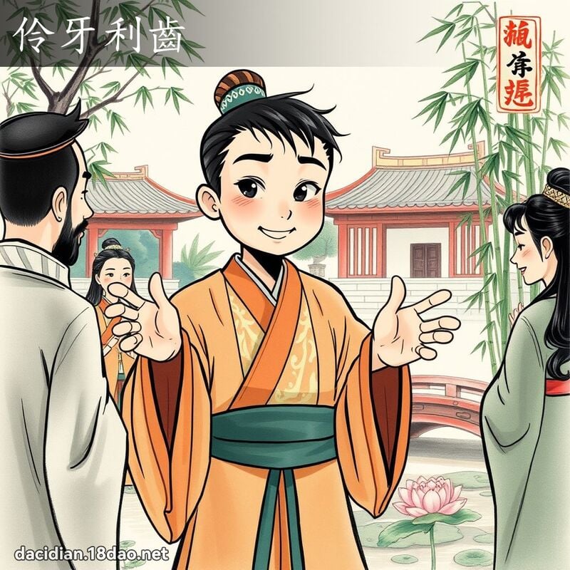 伶牙利齒 配图