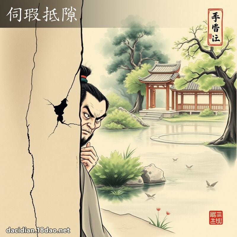 伺瑕抵隙 配图