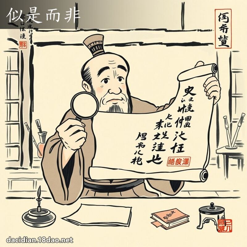 似是而非 配图
