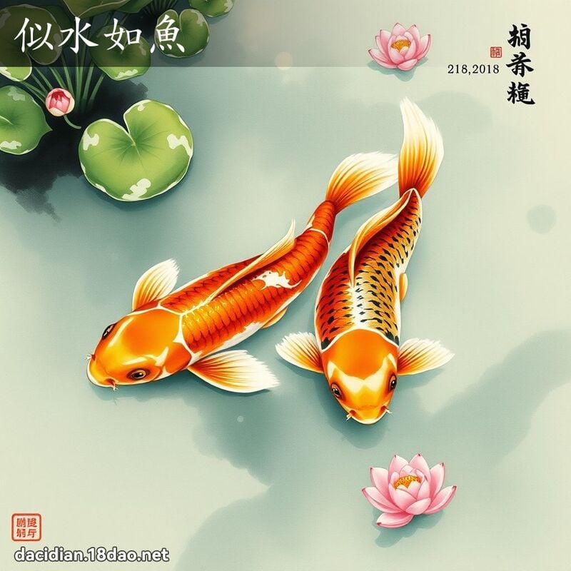 似水如鱼 配图