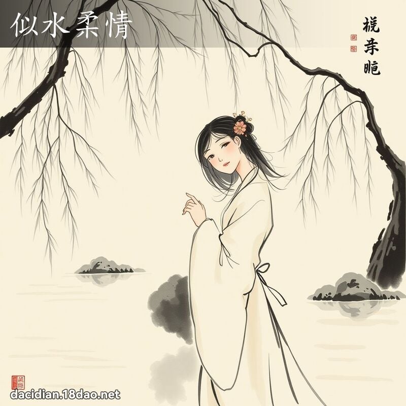 似水柔情 配图