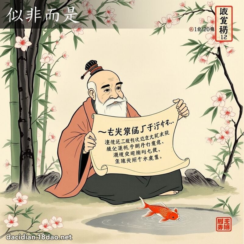 似非而是 配图
