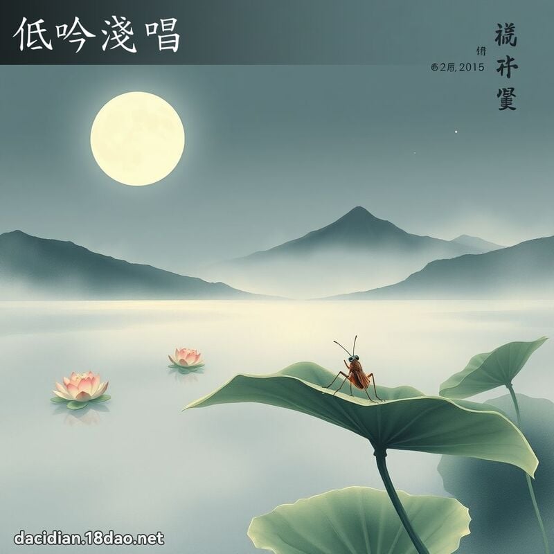 低吟浅唱 配图