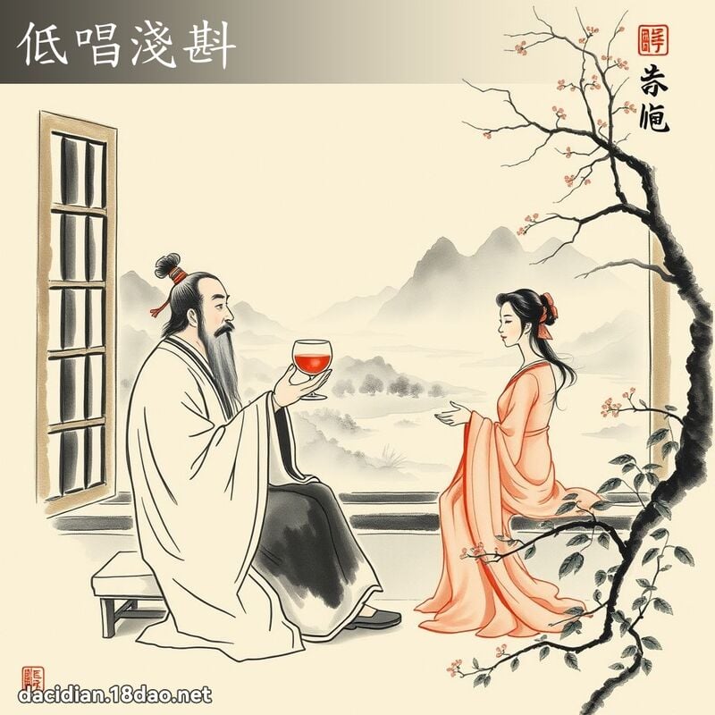 低唱浅斟 配图