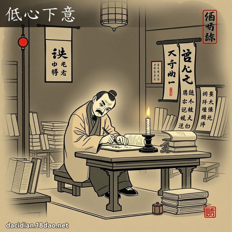 低心下意 配图