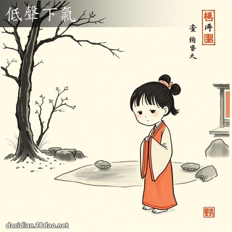 低声下气 配图