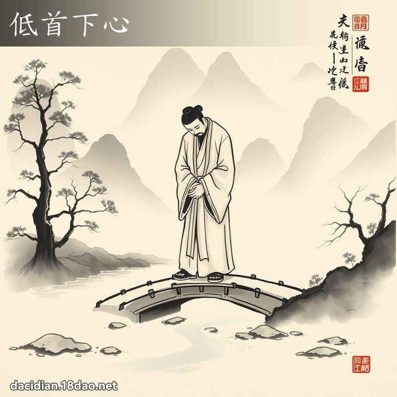 低首下心 配图