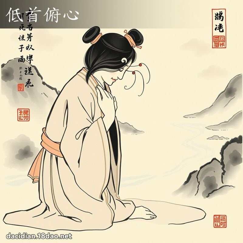 低首俯心 配图
