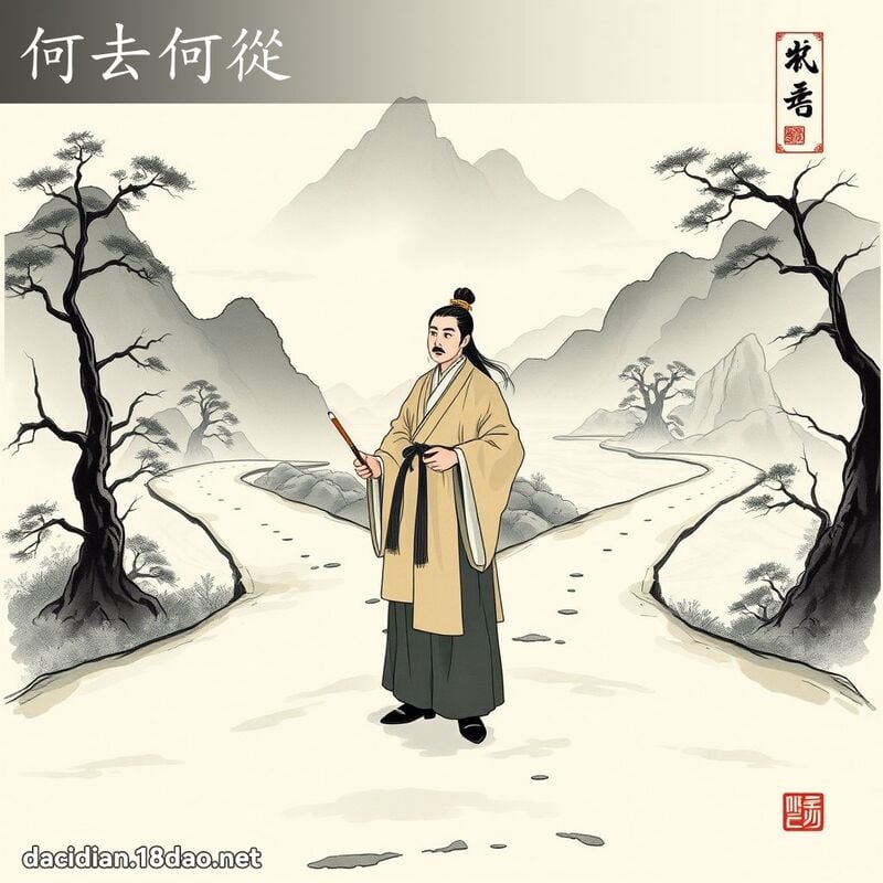 何去何从 配图