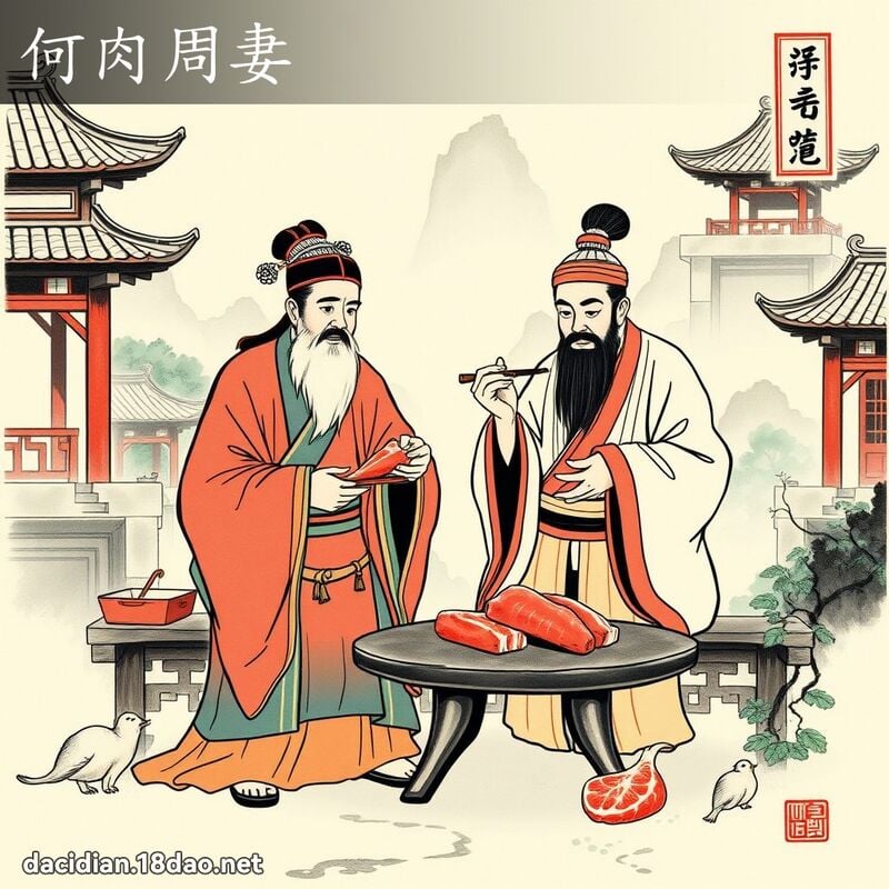何肉周妻 配图