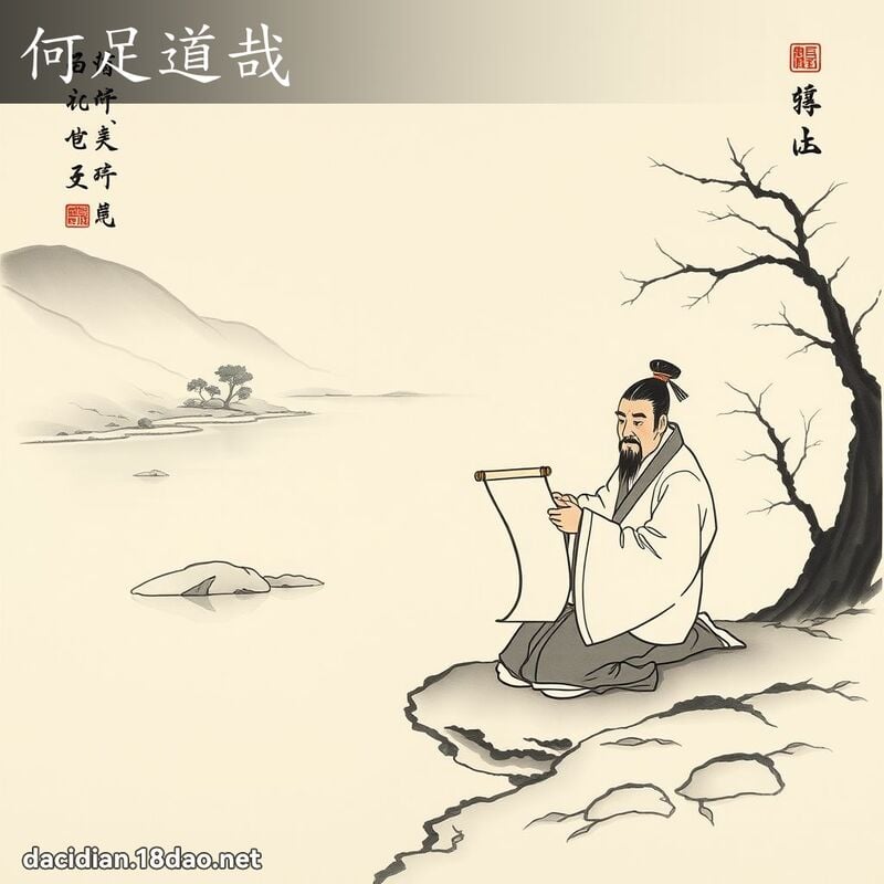 何足道哉 配图