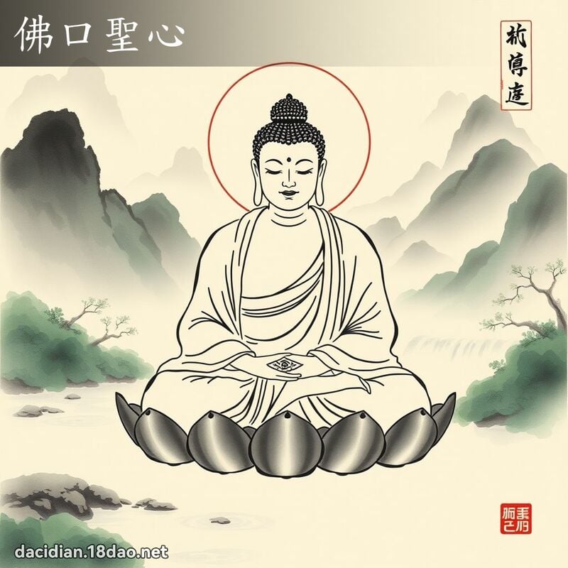 佛口圣心 配图