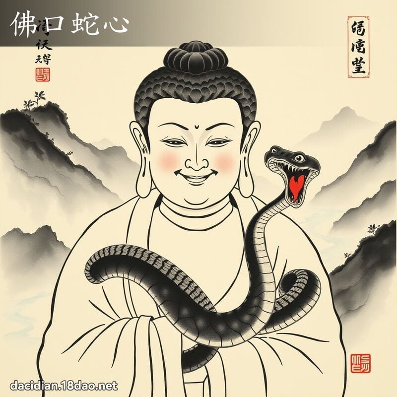 佛口蛇心 配图